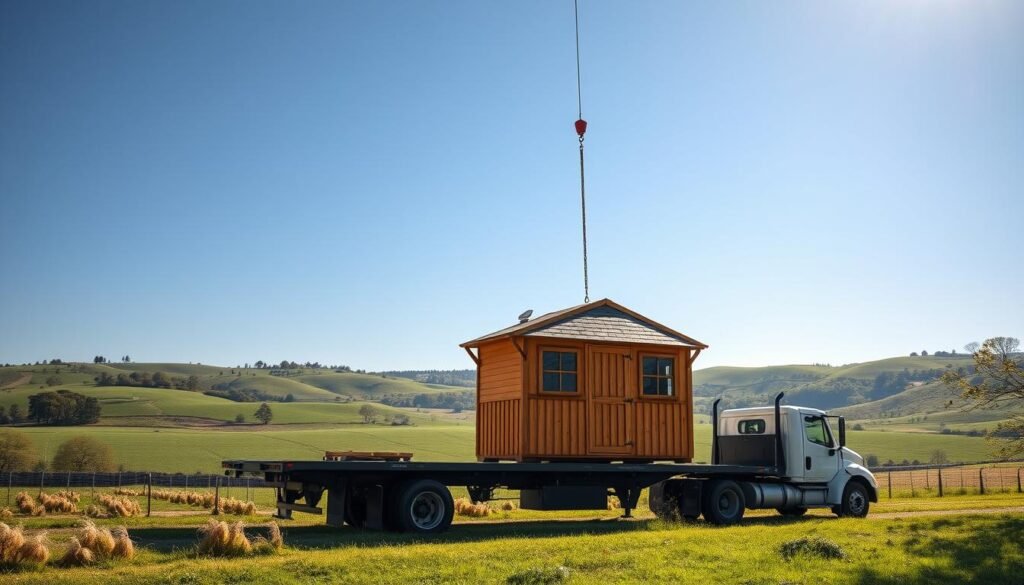 shed delivery