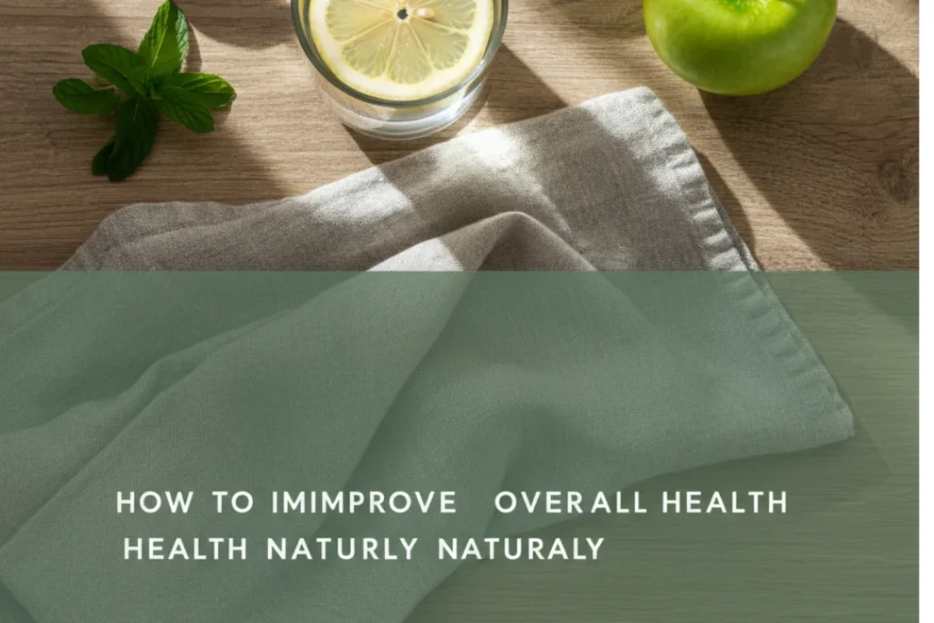 How to Improve Overall Health Naturally How to improve overall health naturally