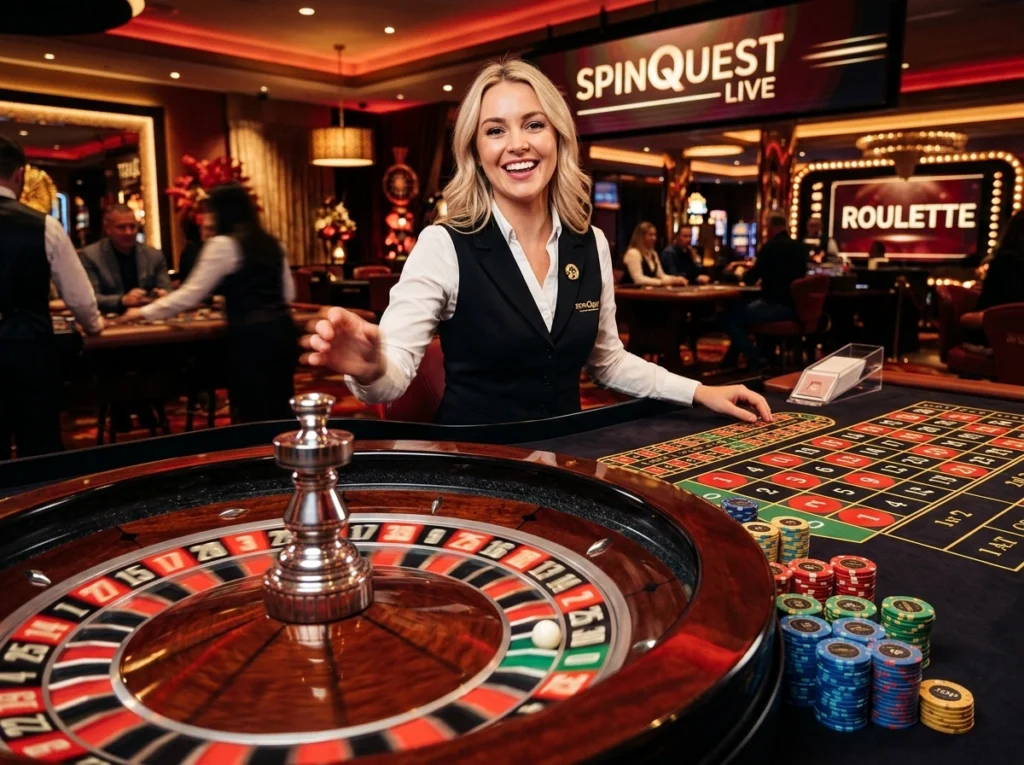 SpinQuest Review: Exploring the Live Dealer Games Experience